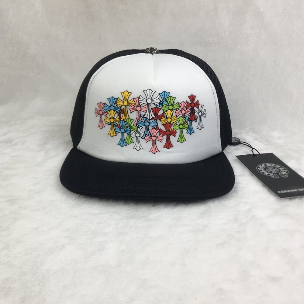 Chrome heart Black Embroidered Cap